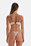 إكرو زهرة التطريز مفصلة غير مبطنة Underwire الصدرية - 7