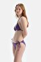 Top de bikini mic triunghi violet - 3