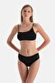 Siyah Tek Omuz Bikini Üstü - 5