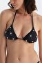 Siyah Üçgen Küçük Bikini Üst - 5