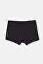 Black Compact Plain Boxer - 2
