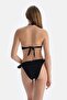 Covered Black Bikini Top - 2