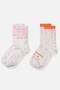 Gray Melange Women's 2-Piece Ncıs Club Sports Socks