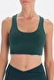 Dark Green Active Dark Double-Sided Sports Bra - 5