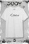 Ataturk Signature Printed Oversize Wide Fit T-Shirt Black and White Set of 2 - 4