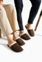 Women's Men's House Slippers Fur Inside Dowry Slippers Winter Slippers Do Not Make Sound Light Sole (Slim Fit) - 3
