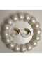 White Gold Hoop Earrings - 7
