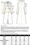 Double Breasted Leopard Pattern Lined Water Repellent Long Trench Coat Taba 6747 - 8