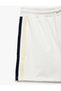 Comfortable Cut Waist Lace up Pocket Detailed Sports Shorts with Stripe Detail - 5