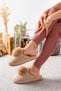Women's House Slippers Pompom Stylish Clothing Gift Dowry Bundle Guest Slippers - 4