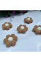 Pompom Daisy Flower Ornament Set of 10 - Decorative Handmade Flower - 6