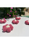 Pompom Daisy Flower Ornament Set of 10 - Decorative Handmade Flower - 7