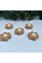 Pompom Daisy Flower Ornament Set of 10 - Decorative Handmade Flower - 5