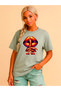 Women's Crew Neck  T-Shirt Dress