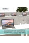 120x40 Acoustic Desk Privacy Divider Panel - Modern Grey Noise Reducing Partition - 3