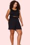 Women's Plus Size High Waist Wide Leg Cotton Shorts Daily Use Summer Must-Have - 5