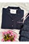 Pink Floral Print Smoky Waffle Premium Pajama Set - 8