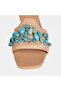Sahara Genuine Leather Sandals – Handcrafted, Double Cushioned – Turquoise - 5