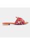 Sahara Genuine Leather Sandals – Handcrafted, Double Cushioned – Crimson Ruby - 3