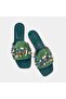 Sahara Genuine Leather Sandals – Handcrafted, Double Cushioned – Emerald - 8