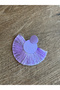Purple Color Style Women's Earrings with Big Tassels - 4