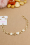 Xuping Vip Brand Zircon Stone Heart Model Ring Chain Bracelet Gold Color Not Tarnish 17+2cm