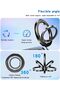 MagSafe Ring Holder, Magnetic Phone Grip, 360° Rotation, Strong Magnet with Adjustable Kicks - 8