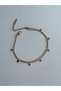 Steel Gold Double Row Elegant Star Anklet - Does Not Darken -