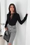 Ruffle Detailed Upright Taka Button Knitwear Sweater Aw25Kz0003 - 2