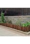 FFD Garden Edge Border Garden Picket Fence Decorative Wooden Garden Border Fence - 7