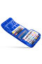Art Supplies Set in Space-Themed Carrying Case – 82-Piece Kit with Paints, Crayons, Markers - Blue - 4