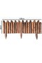 FFD Wooden Garden Fence Panels – 120x4x30 cm Lawn Edging & Picket Fencing with Easy Plug - 2