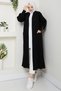 Women's Sleeve Buttoned Shawl Collar Steel Knitted Sweater Cardigan - 4