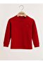 Children's Cotton Basic Half Stand Collar Long Sleeve T-Shirt - 4