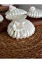 15 Oyster Candles with Gala Flower Decorations # Wedding # Engagement # Word - 2
