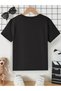 Unisex Daily Casual Tatto Printed Teen Oversize T-Shirt - 2