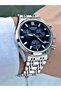 Functional Silver-Navy Color 10 Atm Sapphire Glass Steel Cord Steel Case Men Wristwatch 1209.390Mr - 2