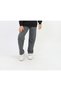 Unisex Underwear Ribbed Waist Straight Leg Gray School Pants - 6