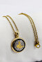 Bright Stone Ottoman Tugra Stainless Steel Necklace (60 cm)