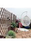 FFD Wood Fence for Garden - Expandable Wooden Trellis Safety Gate for Pets - Freestanding Fence - 8