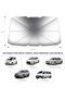 New Sunshade for Car Front Windshield (80 × 140 cm), UV and Heat Reflective Foldable Sun Shield - 4
