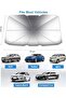 Car Umbrella Windshield Sun Shade Cover Foldable UV Rays and Heat Sun Visor Protector - 6