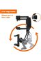 Car Rearview Mirror Phone Holder- Car Phone Mount- Phone Bracket, Phone Stand with 270° Swivel and - 5