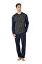 Men's Jacquard 2-Piece Long Sleeve Pajama Set -Boxed Ch.6.111.C0 - 8