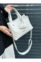 Original Soft Leather Adjustable Cross Column Strap Shoulder Bag - 6