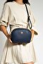 Women's Faux Leather Adjustable Crossbody 3-Compartment Double Metal Zipper Shoulder Bag