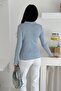 Basic Polo Neck Button Detailed Knitwear Sweater Aw25Kz0008 - 7