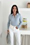 Basic Polo Neck Button Detailed Knitwear Sweater Aw25Kz0008