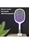 Electric Bug Zapper 2 in 1 Mosquito Fly Killer Racket and LED Light Mosquito Killing Lamp Mode Handh - 7