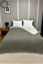 Pure Series Double Muslin Bedspread (220×240) 100% Cotton, 4 Layers, Natural Breathable Fabric - 3